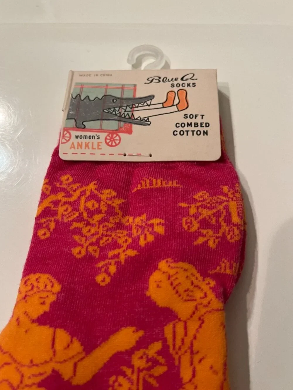 Funny‎ Women Crew Socks from Blue Q Kale and  Art The Bomb (two Pairs) (NEW)
